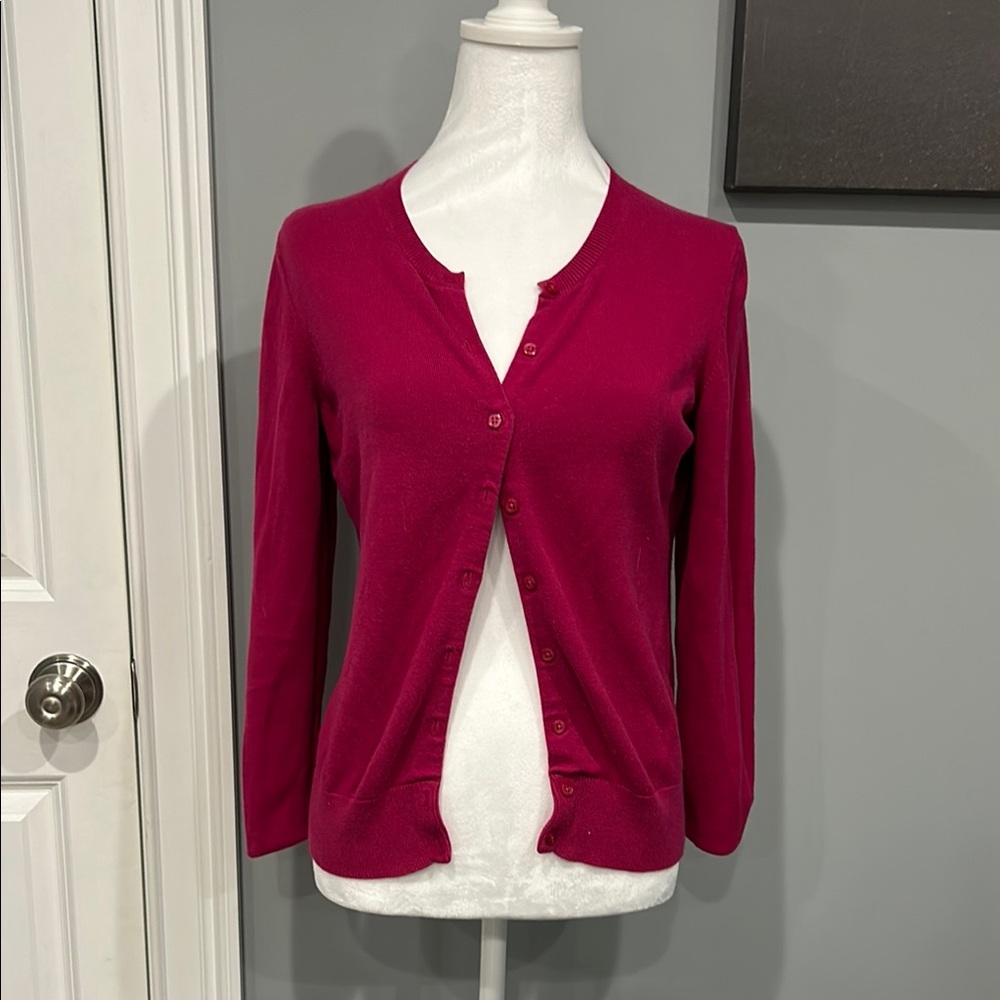 Banana Republic Pink Sweater Soft and Vibrant